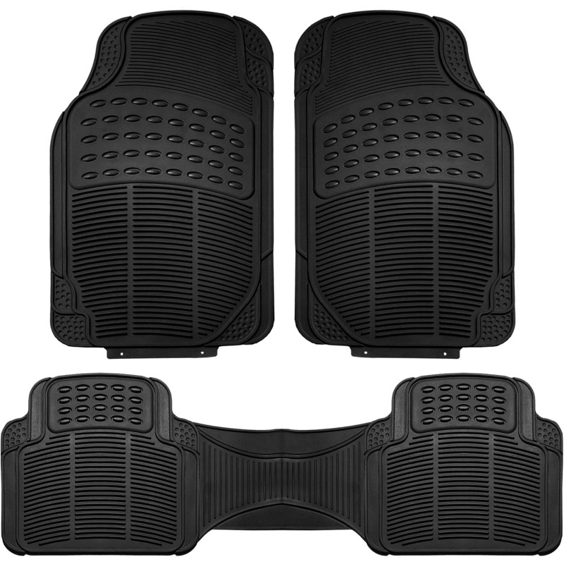 Automotive Floor Mats Solid for all weather protection Universal Fit Trimmable Heavy Duty fits most Cars