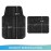 Rubber Floor Mats, Heavy Duty Automotive Car Mats Set, Front and Rear Car Mats, All Weather Protection, Trim-to-Fit