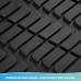 Rubber Floor Mats, Heavy Duty Automotive Car Mats Set, Front and Rear Car Mats, All Weather Protection, Trim-to-Fit