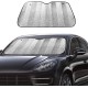 Car Windshield Sunshade UV Ray Reflector Auto Window Sun Shade Visor Shield Cover, Keeps Vehicle Cool- Sliver (55" x 27.5")